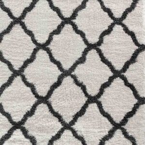 Marrakesh Bold Trellis Rug - Dark Cream